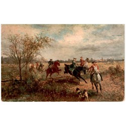 J. Chełmiński. Polowanie