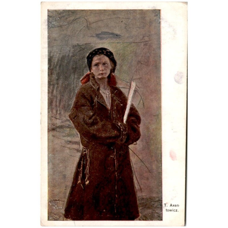 T. Axentowicz. [Młoda Rusinka]