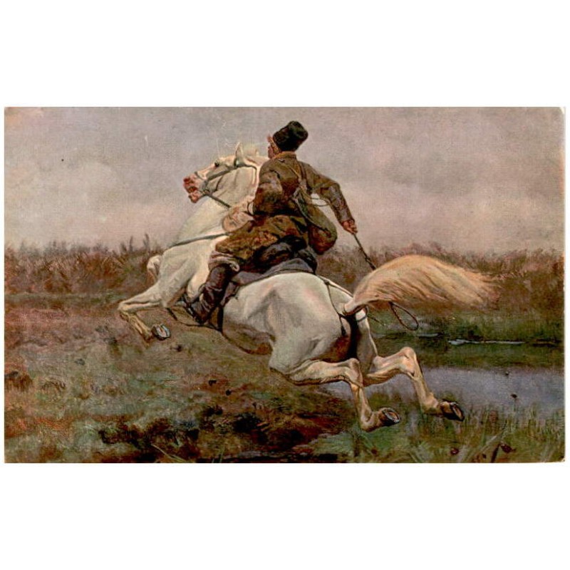 Józef Chełmoński pinx. Posłaniec dworski