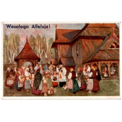 Wesołego Alleluja! / Rewers: Br. Rychter-Janowska mal.