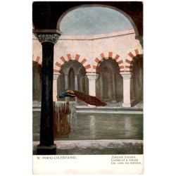 W. Poraj-Chlebowski. Zakątek haremu. Corner of a harem. Un coin du haréme.