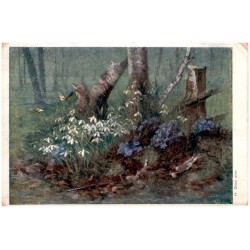 H. Drost pinx. [Kwiaty w lesie]