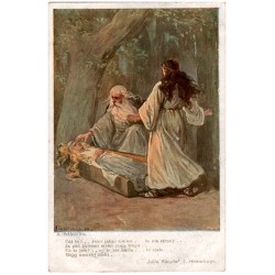 A. Setkowicz. Cóż to? rzecz jakaś zimna... to nie struny... "Lilla Weneda", J. Słowackiego.