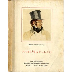 Porträtkatalog I. Leipzig 1962 / katalog grafiki Zentral-Antiquariat der DDR