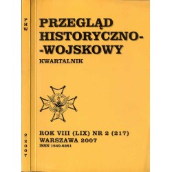 Przegląd Historyczno-Wojskowy. Kwartalnik. R. 8 (59) (2007). Nr 2 (217) (2007) / Jubileusz 90. rocznicy urodzin i 60-lecia pracy