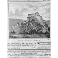 "Widok Zamku w Orawie od południa. Rysował z natury W. Eliasz. (6932)"