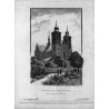 "Kolegiata opatowska. Rysunek oryginalny J. Wróblewskiego. (3323)"