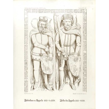 "Boleslaus v. Oppeln 1313 - † c.1370. Bolko II v. Oppeln 1313 - †1356."