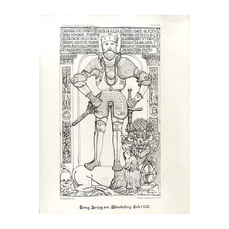 "Georg, Herzog von Münsterberg-Oels † 1553."