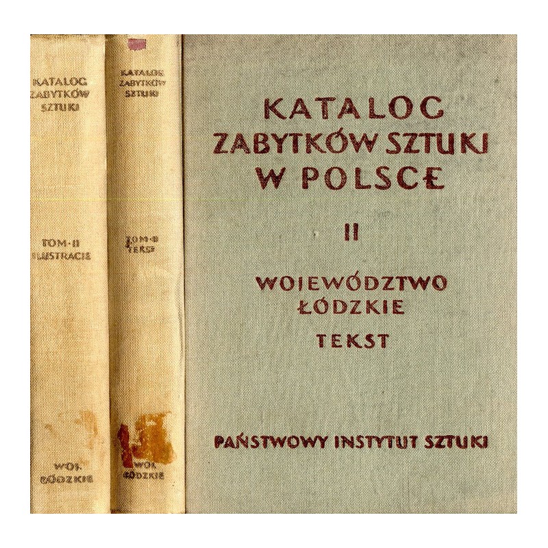 Katalog zabytków sztuki w Polsce. T. 2: Województwo łódzkie. 2 woluminy