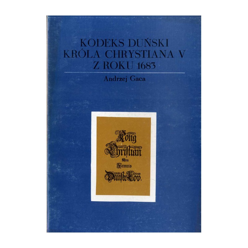 Kodeks Duński króla Chrystiana V z roku 1683