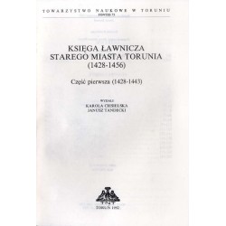 Księga ławnicza Starego Miasta Torunia (1428-1456). Cz. 1: (1428-1443)